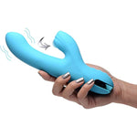 5 Star 13X Silicone Pulsing & Vibrating Rabbit - Teal