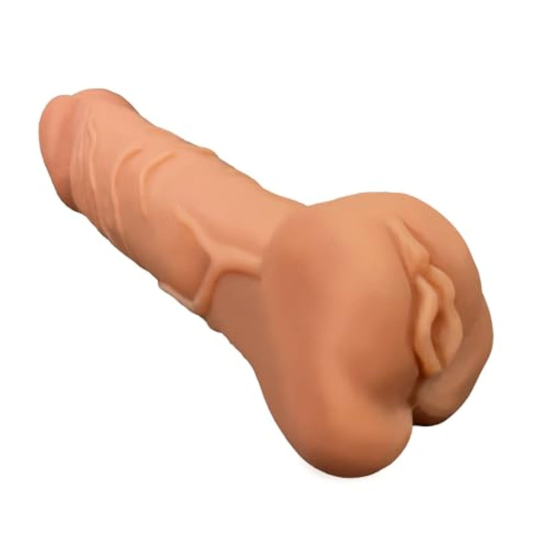 Pocket Pussy Dildo For Men & Women – 2-In-1 Realistic Vagina De Goma & Dildo Sleeve Masturbator, Fake Pussy Consolador Masculino For Solo Or Couple Use