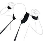 Bdsm Bondage Restraints Kit Sex Swing Sling Adult Sex Toys With Adjustable Sex Handcuffs Ankle Leg Straps With U-Shaped Pillow Bed Restraints Sets For Sm Game Beginner Couples Sex Pleasure