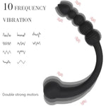 10 Modes Vibrator Butt Plug For Men Prostate Massager Consolador Adult Sex Toys Women For G Spot Anal Beads Charging By Magnetic Suction