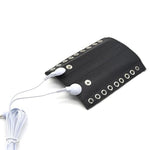 Adjustable Stretch Penis Ring Electric Shock Cock Ring Set Male Exercise Bondage Fun Sex Toys