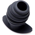 Hive Ass Tunnel Silicone Ribbed Hollow Anal Plug, Medium Medium (Pack Of 1)