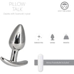 Sneaky Stainless-Steel Plug, T-Bar Base With Swarovski Crystal, Seamless And Sleek Design, Body-Safe And Easy To Clean, Comes With Bonus Powerbullet