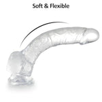 14 Inch Large Realistic Dildo for Hands-Free Play, G Spot Stimulation with Strong Suction Cup