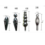 Female Stainless Steel Adjustable Chastity Belt Invisible Panties Device Lockable Underwear Bondage Briefs Bondage Devices Bdsm Adult Sex Toys (Only One Vaginal Plug, B)