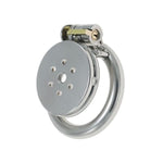 Flat Chastity Cage Small Chastity Cage Male Metal Chastity Device Steel Cock Cage For Men Bdsm Bondage Negative Penis Cage Sex Toys For Couples - 158 (50Mm)