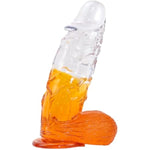 10.23 Inch Clear Thick Dildos Sex Toy-Realistic G-spot Dildo with Suction Cup for Hand-Free Play, Huge Monster Penis, Big Dildo Adult Sex Toys for Women Men and Couples, Transparent