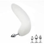 3Pcs/Set Fox Tail Anal Butt Plug With 3 Types Replaceable Detachable Stainess Steel Plugs Sex Adult Toys Flirting Tools For Cosplay,Sm Role Play And Couples