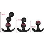 Silicone Anal Trainer Set 3 Pcs Anal Beads With Boat-Shaped Safety Base Anal Butt Plug Anal Sex Toy Suitable For Men Women For Anal Training