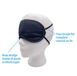 Sleep Mask Pack of 12 - Eye Shade, Blindfold for Men, Women and Children, Adjustable, Expandable Dual Straps for a Perfect Fit, Cover, Party Games, Travel, Hotel, Yoga, Camp, Nightshift Lightweight