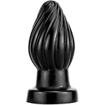 Silicone Anal Plug, Liquid Silicone Butt Plug, Prostate Massage G-Spot Stimulator Anal Trainer Kit For Beginner Advanced Players (Spiral L)