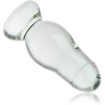 Super Large Butt Plug Trainer Glass Anal Plug Prostate Massage Sex Toy,Huge Crystal Anal Plug Anal Sex Toys For Advanced Adult Men Women And Couples (S)