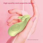 Egg Vibrator With 8 Powerful Vibration Modes – Soft Silicone Dual Vibrator And Internal Dildo Sex Toy For Women, Discreet & Green, By