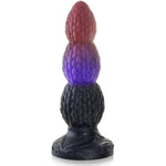 Anal Beads,6.69 Inch Anal Dildo Silicone,Knot Dildo Dragon Dildo With Strong Suction Cup And 3 Beads,Sex Toys For Men, Women,G Spot
