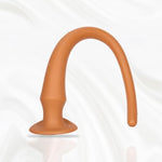 Super Long Anal Butt Plug, 16'' Huge Ox Tail Silicone Soft Large Anal Dildo Plug With Scale Readings, Anal Training Set, Anal Sex Game For Anus Vagina Stimulation (16 Inches?Medium)