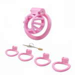 Male Chastity Cage Chastity Devices Lock Design Small Penis Cage Cock Cage Bdsm Toys For Couples Sex (26Mm,Pink)
