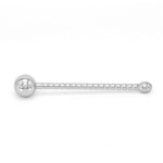 Short Stainless Steel Urethral Sounds Metal Penis Plug With Multi Beads Dilator Masturbation Rod Stimulation For Men Urethral Plug Exercise Expanding Massage(8Mm)