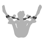 Adjustable Support System With Detachable Cuffs - Premium Leg Support For Fitness, Yoga & Therapy - Heavy-Duty Design For Active & Recovery