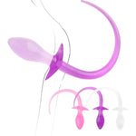 Sexy Dog Tail Butt Plug For Men Women - Anus Dilator Anal Masturbation Sm Cosplay Butt Plug For Men Women Beginner (White)