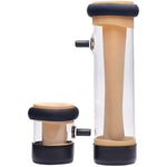 The Milker Automatic Deluxe Stroker Masturbation Machine For Men And Adult Couples, Auto Stroking And Milking Pleasure Device, Customizable Intensity, Durable Discreet Case, 2 Cylinders 1 Set