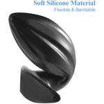 Silicone Anal Plugs,4.72 Inch Butt Plugs Sex Toys For Women,Beginners,Black