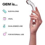 Gem: Double Ended, Body Safe, Glass Sensation Device