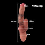 Silicone Intimate Massagers?Realistic Horse Vibrating Dildo Artificial Penis Av Stick 10 Frequency Heating Clitoris Masturbator Soft Silicone G Spot Stimulating Toy