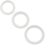 Silicone Cock Ring Set 3 Pcs Stretchy Penis Ring For Erection Enhancing Delay Ejaculation Sex Toy For Men