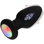 Vibrating Anal Plug,Butt Plug Vibrator Light Up Prostate Massager, 10 Vibrating Rotation Modes Sex Toy With Remote Control, Adult Sex Toys For Men Women And Couple