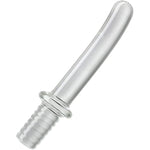 Anal Butt Plug Glass Anal Trainer Samurai Sword Clear Chrystal Pleasure Wand Anal Stimulation Adult Sex Toy For Men Women Couples Masturbation (L)
