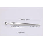Stainless Steel Urethral Sound With Pink Gem Waterproof Urethral Dilator For Male Masturbation And Couple Play Solid Length (Cā028)
