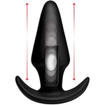 Lynx Bumping Silicone Anal Plug - Large Black