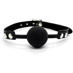 Ball Gag Black Silicone Large - 2 Inch By Happynhealthy