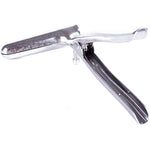 Back Court G Point Anal Plug Metal Stainless Steel Anal Enema Adult Fetish Kinky Expand Anal Sex Toy (Silver)