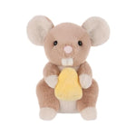 Cheese Rat Plush Mouse Stuffed Animals For Kids, Soft Cute Plush Toys For Baby Girl And Boy, Fluffy Cheese Rat Brown 6 Inches