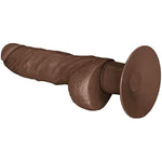 Novelties Waterproof Shower Super Stud Dildo, Brown