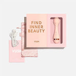 Rose 2 Precision Point Bullet Vibrator With Clitoral Stimulation - Flexible Tip, Waterproof, Rechargeable (Pink)