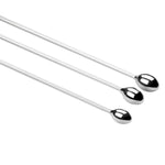 Urethral Sound 3 Pcs Stainless Steel Sounding Rod Urethra Plug Urethral Dilator Sounding Rod Set Male Prostate Massage And Stimulation Adult Sex Toys For Men