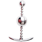 Metal Anal Plugs Stainless Steel Butt Plugs For Anal Training Wearable Pull Bead Butt Plugs Massage Prostate And G-Spot Adult Sex Toys (S)