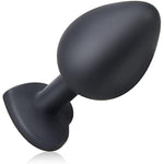 3Pcs Heart Shaped Anal Butt Plug Set With 5 Replacement Diamond Silicone Anal Trainer Butt Toys Large/Medium/Small Anal Training Kits Sex Toys For Women Men Couples Lover Personal Massager Anal Plugs