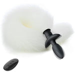 Vibrating Anal Foxtail Plug Remote Control Vibrator Butt Plug G-Spot Stimulator Anal Sex Toy For Cosplay Sm Games