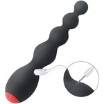 Silicone Anal Vibrator 12 Vibration Modes Vibrating Butt Plug For Prostate Massage G-Spot Stimulation Waterproof Rechargeable Adult Anal Sex Toys For Men Women Couples