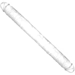 15 Inch Double Ended Dildo,Realistic Penis Flexible Double Dong Adult Sex Toys For Lesbian,Super Long Clear Jelly Dildos With Veins And Glans