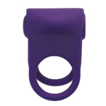 Hard Vibrator, Rechargeable Vibrating Couples Double C-Ring, Clitoral Stimulation, 10 Vibration Mode Adult Sex Toy (Purple)