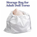 5PCS Storage Set Maintain Kit for Sex Doll Torso, Storage Bag for Male Adult Sex Toy, 2PCS Resuable Drying Rod for Vagina Anal Inside Channel, 2 Dryers for Drying Surface of TPE Silicone Material Toys
