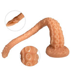 Long Tapered Tentacle Dildo Fantasy Octopus Sex Toys with Strong Suction Cup Monster Liquid Silicone Anal Stretcher Butt Plug Alien Huge Colorful Moving Monster Dildo Realistic