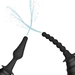 Silicone Anal Plug Trainer Kit & Enema Bulb, Anal Cleaner With 2 Replaceable Nozzles