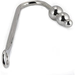 Stainless Steel Anal Butt Plug 3 Ball Beads Metal Anus Sex Toys For Women/Men/Couple