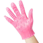Silicone Finger Anal Gloves - G-Spot Stimulation Anal Butt Plug For Couples Erotic Play, Soft Dilator, Perfect For Beginners(Pink)