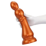 Anal Stretcher Long Butt Plug Liquid Silicone Anal Beads Flexible Suction Cup Dildo for Prostate Massage Adult Sex Toys for Men Women Couples Advanced (M)
